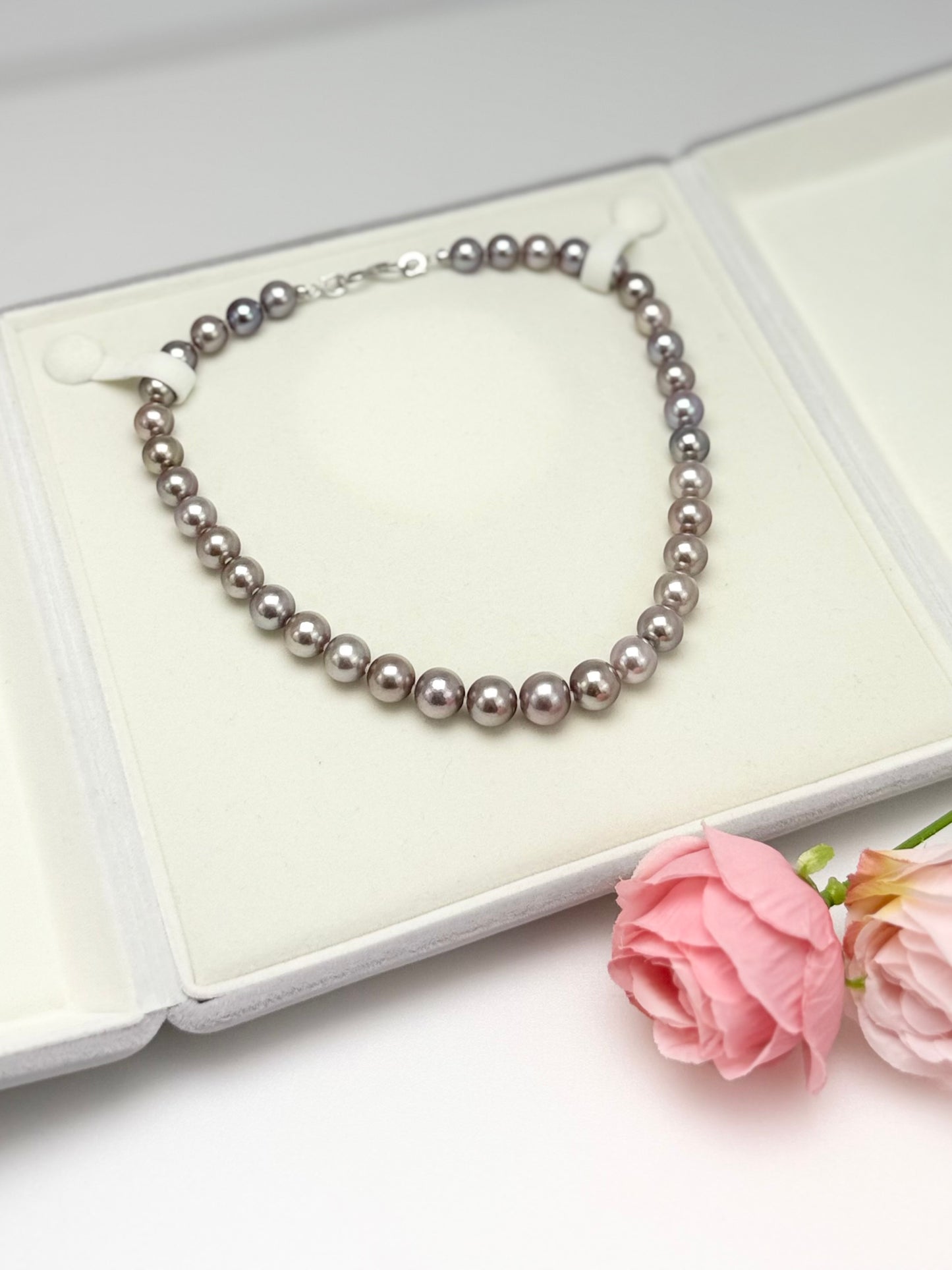 Luxurious (Multi-Colour tone) Freshwater Pearls Necklaces (9-11mm)