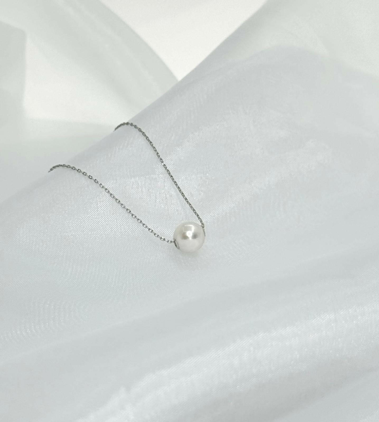 18K Gold Saltwater Akoya Pearl (8-9mm) Pendant (LuLuTong 路路通) | Special Promotion for Akoya Lovers - Nexus8gg Jewellery