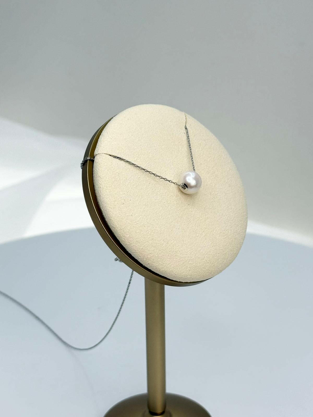 18K Gold Saltwater Akoya Pearl (8-9mm) Pendant (LuLuTong 路路通) | Special Promotion for Akoya Lovers - Nexus8gg Jewellery