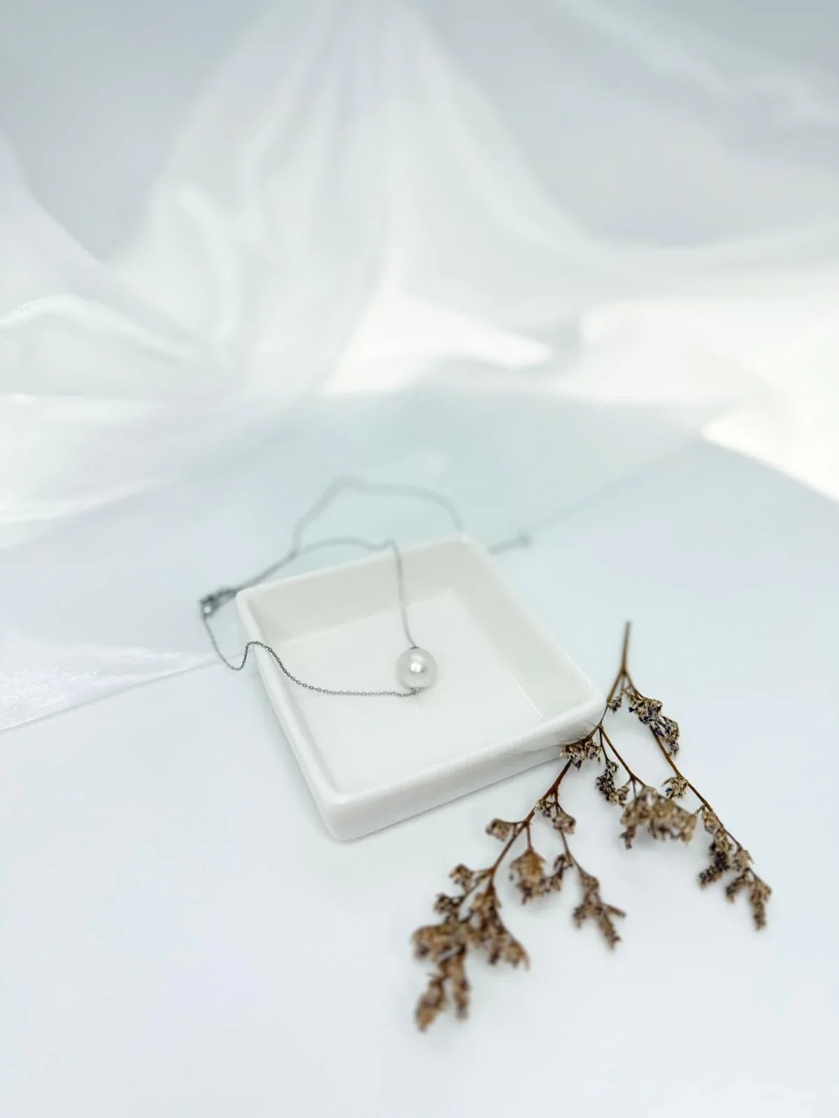 Freshwater White Pearl (11 mm) Pendant (LuLuTong) - Nexus8gg Jewellery