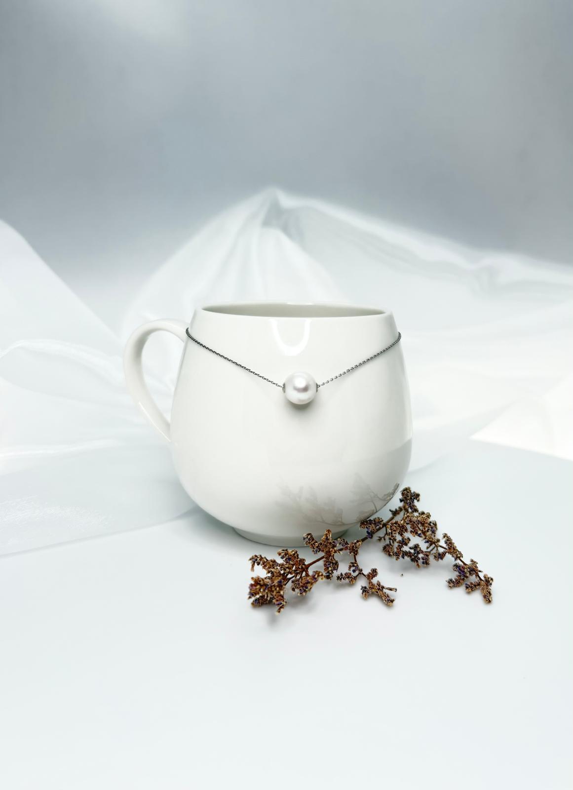 Freshwater White Pearl (11 mm) Pendant (LuLuTong) - Nexus8gg Jewellery