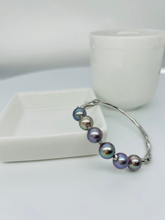 Rainbow Freshwater Pearl (9mm) Bracelet - Nexus8gg Jewellery