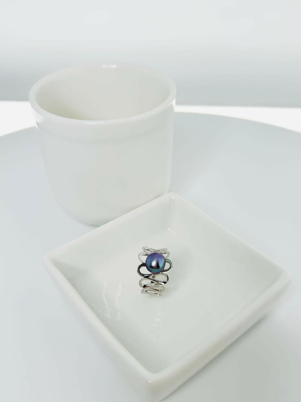 Modern Freshwater Pearls (7-8mm) Ring - Nexus8gg Jewellery