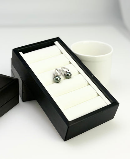 Top Lustre Tahitian Pearl (9-9.5) Earrings | Tahitian pearls