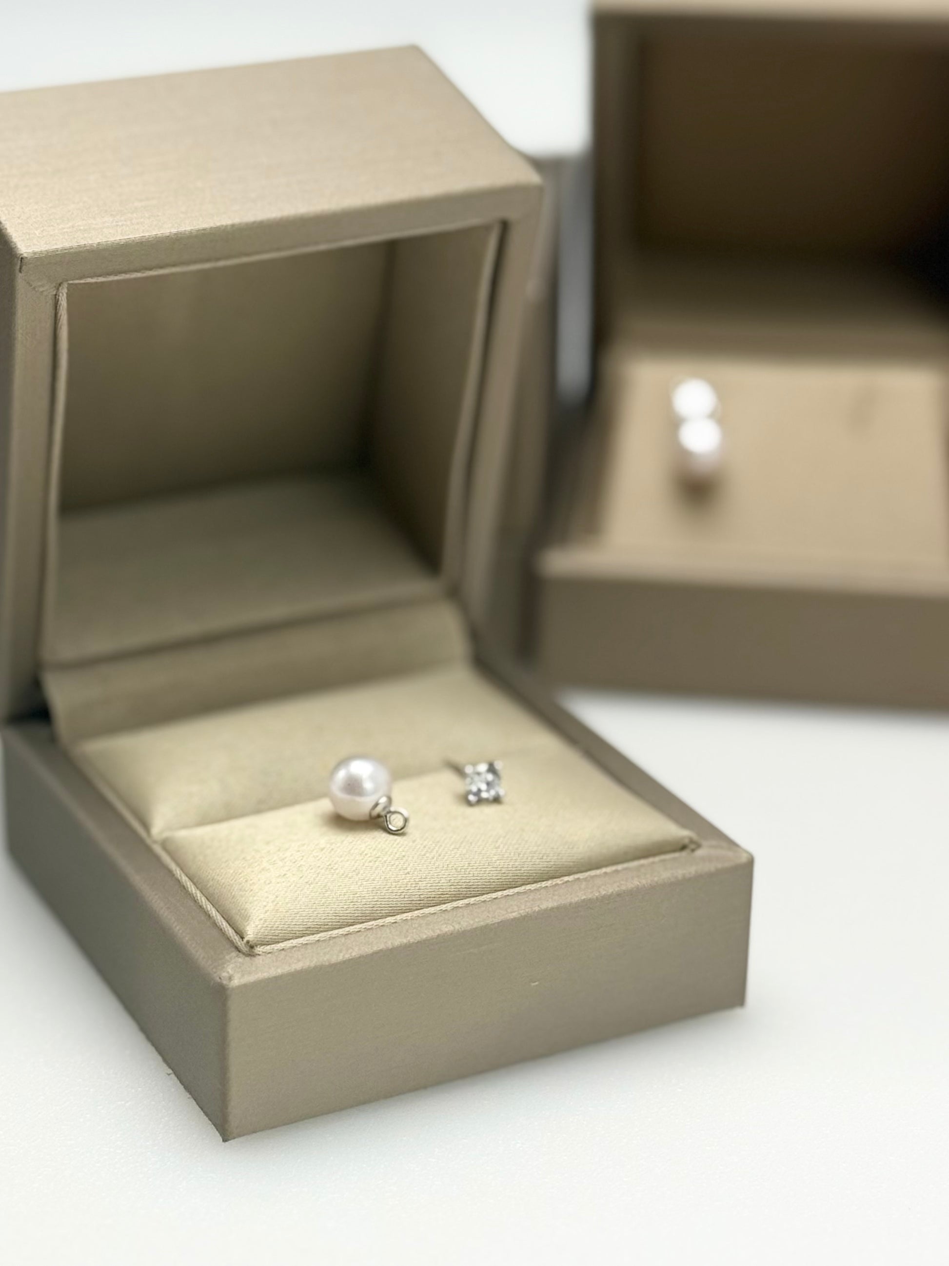 Elegant 2-way Design Akoya Pearl (6.5-7mm) Stud Earrings | Timeless.