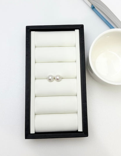 Top Luster Freshwater Edision Pearl (9 - 9.5) Stud Earrings | Timeless Radiance for Every Occasion