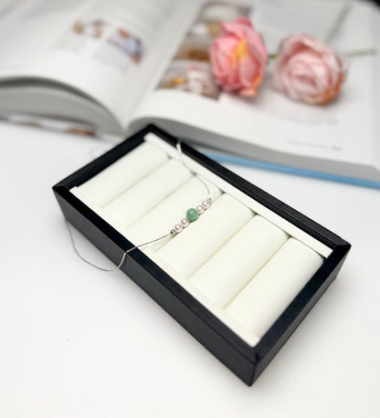 Whispers of the Sea (Japan Akoya Pearl) and Earth (Jadeite) Necklace
