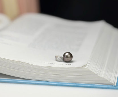 Elegant Tahitian Eggplant Colour Pearl Pendant | The Ultimate Elegance After Peacock Green