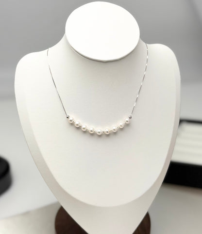 Elegant Akoya Pearl (4-5mm) Necklace | Beauty of Simplicity