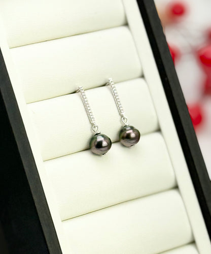 Elegant Tahitian Pearl (8.5-9mm) Earring | Luxury and Lustrous