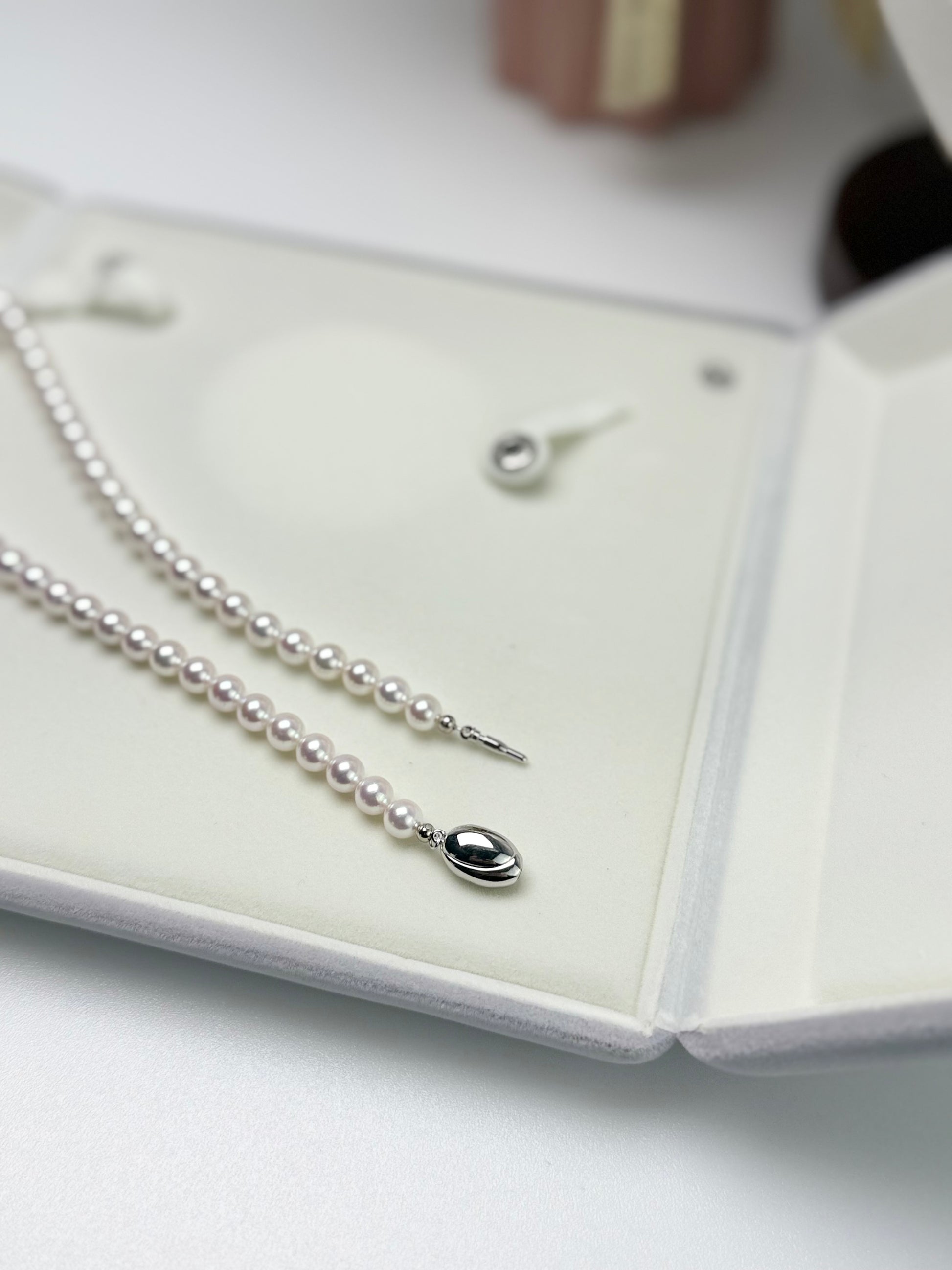 Premium Japanese Akoya Pearl (7-7.5mm) Necklace | High Luster.