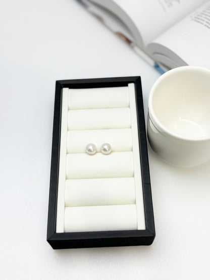 Top Luster Freshwater Edision Pearl (9.5 - 10) Stud Earrings | Timeless Radiance for Every Occasion