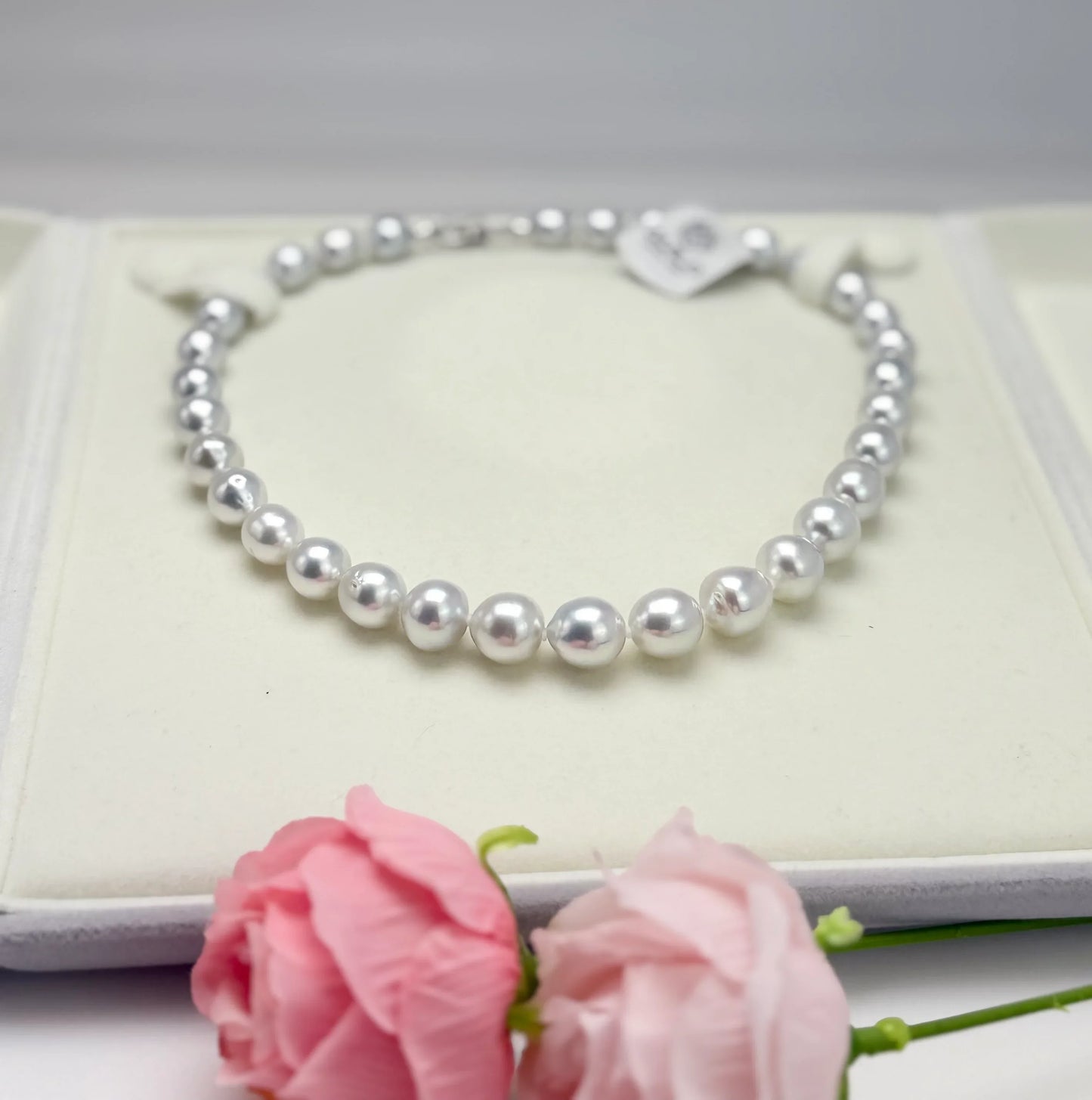 Top Grading South Sea Blue Blood Pearl (8-11mm) Necklace with GUID certificate - Nexus8gg Jewellery