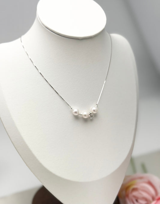 Elegant Akoya Pearl (6.5-7mm) Necklace | Beauty of Simplicity