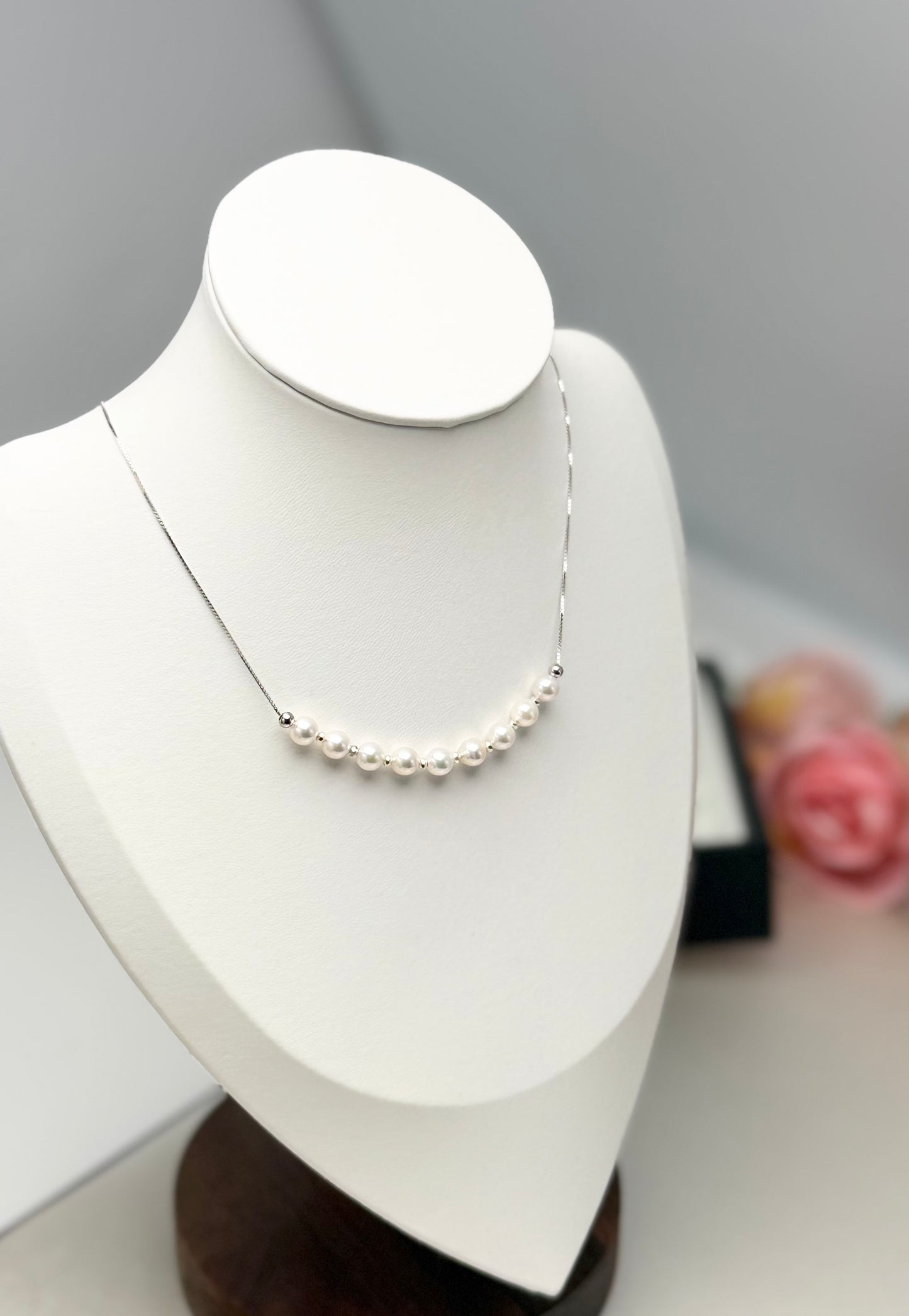 Elegant Akoya Pearl (4-5mm) Necklace | Beauty of Simplicity