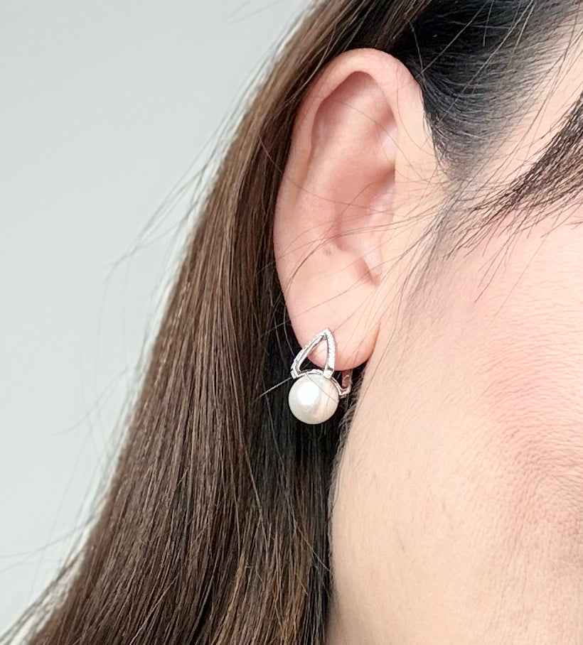[Promo] Designer top lustre Freshwater  Pearl (9-10 mm) Earring | Pearl Jewellery for Every Occasion - Nexus8gg Jewellery