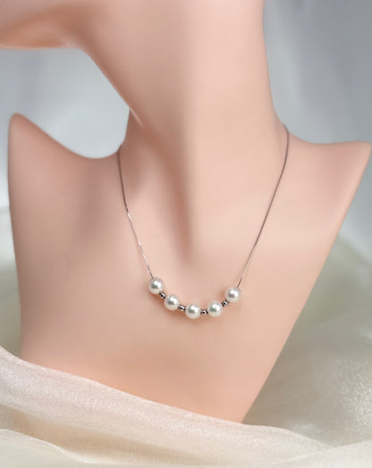 Designer Akoya Pearls (7.5-8mm) Necklace | Timeless Beauty with High Luster