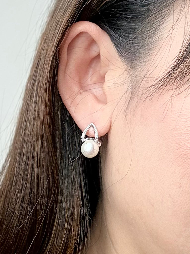 [Promo] Designer top lustre Freshwater  Pearl (9-10 mm) Earring | Pearl Jewellery for Every Occasion - Nexus8gg Jewellery