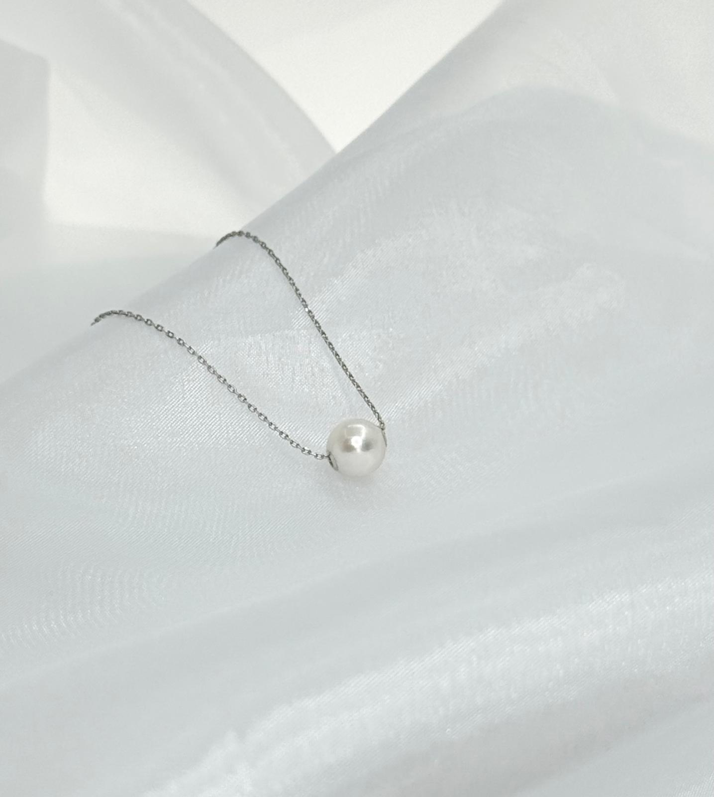 18K Gold Saltwater Akoya Pearl (8-9mm) Pendant (LuLuTong 路路通) | Special Promotion for Akoya Lovers - Nexus8gg Jewellery