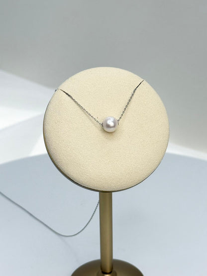 18K Gold Saltwater Akoya Pearl (8-9mm) Pendant (LuLuTong 路路通) | Special Promotion for Akoya Lovers - Nexus8gg Jewellery