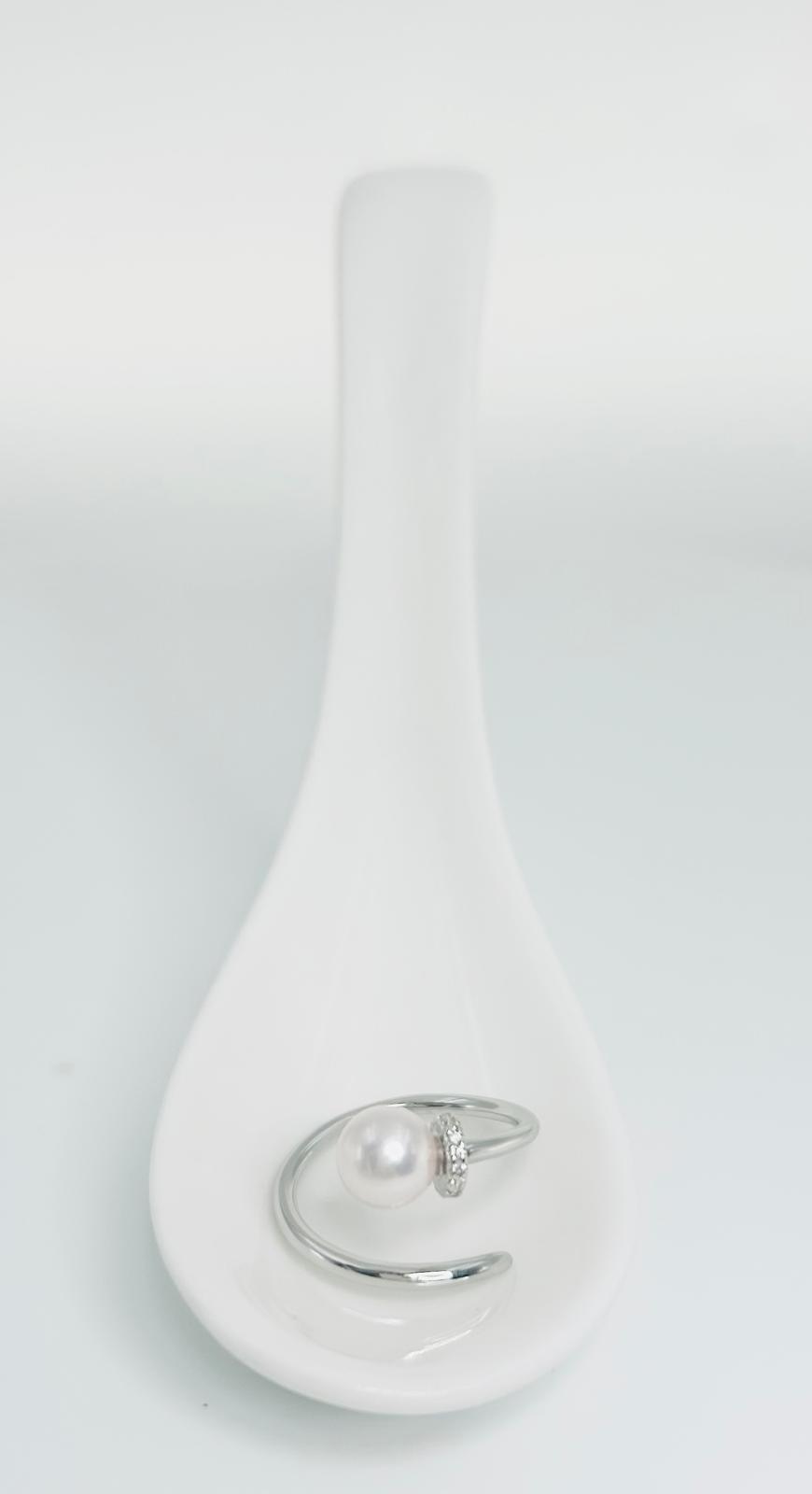 Top quality Akoya (7.5-8mm) Pearl Ring - Nexus8gg Jewellery