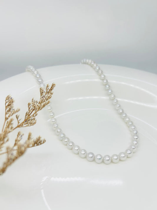 [Promo] Aurora Freshwater Pearl (6-6.5mm) Necklace - Nexus8gg Jewellery