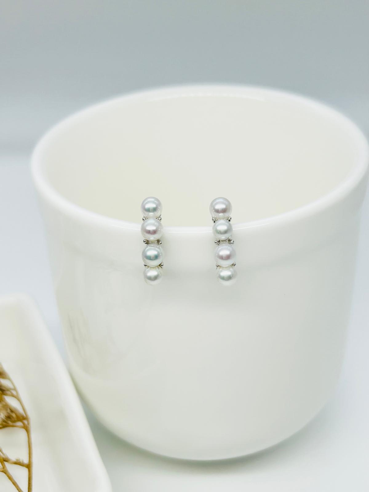 [Promo] Classic Freshwater Pearls (3.5-4mm) Earring - Nexus8gg Jewellery