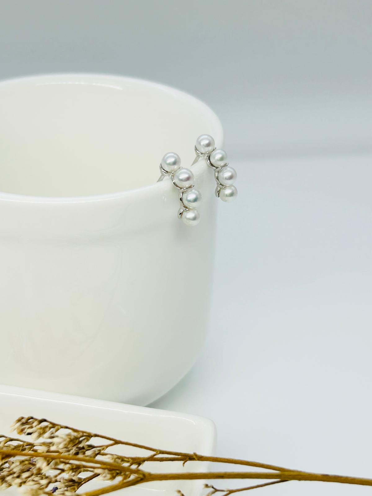 [Promo] Classic Freshwater Pearls (3.5-4mm) Earring - Nexus8gg Jewellery