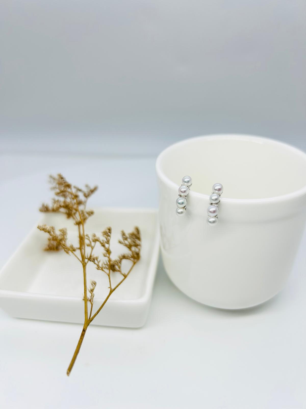 [Promo] Classic Freshwater Pearls (3.5-4mm) Earring - Nexus8gg Jewellery