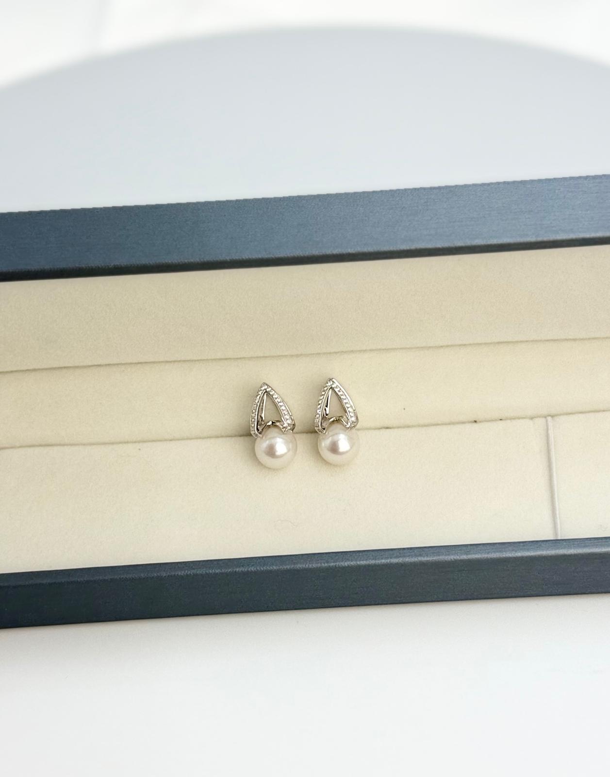 [Promo] Designer top lustre Freshwater  Pearl (9-10 mm) Earring | Pearl Jewellery for Every Occasion - Nexus8gg Jewellery