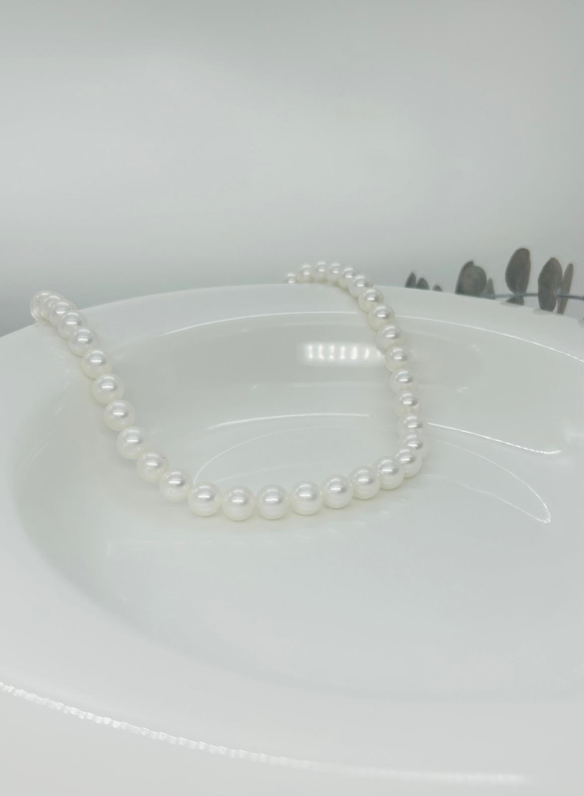 Elegant Freshwater Pearl (8-9mm) Necklace - Nexus8gg Jewellery