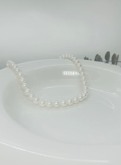 Elegant Freshwater Pearl (8-9mm) Necklace - Nexus8gg Jewellery