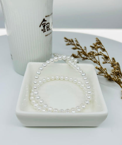 Elegant Freshwater Pearl Aurora Snow White Baby Necklace  (5-5.5mm) - Nexus8gg Jewellery