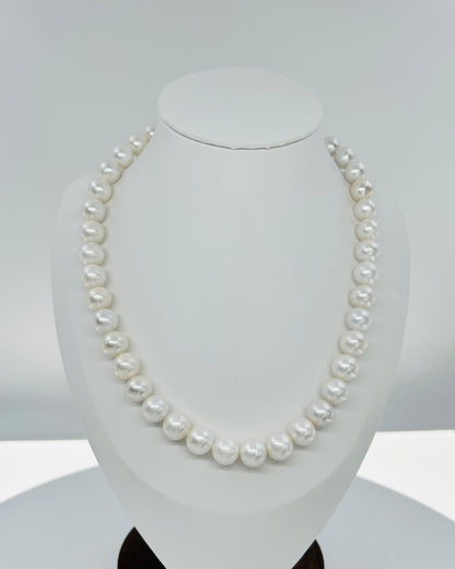 Elegant Freshwater Pearl Necklace  (9-11mm) - Nexus8gg Jewellery