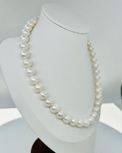 Elegant Freshwater Pearl Necklace  (9-11mm) - Nexus8gg Jewellery