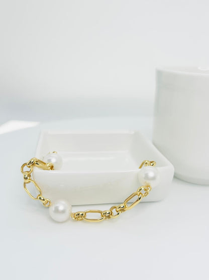 Freshwater Pearls (10.5-11mm) Bracelet - Nexus8gg Jewellery