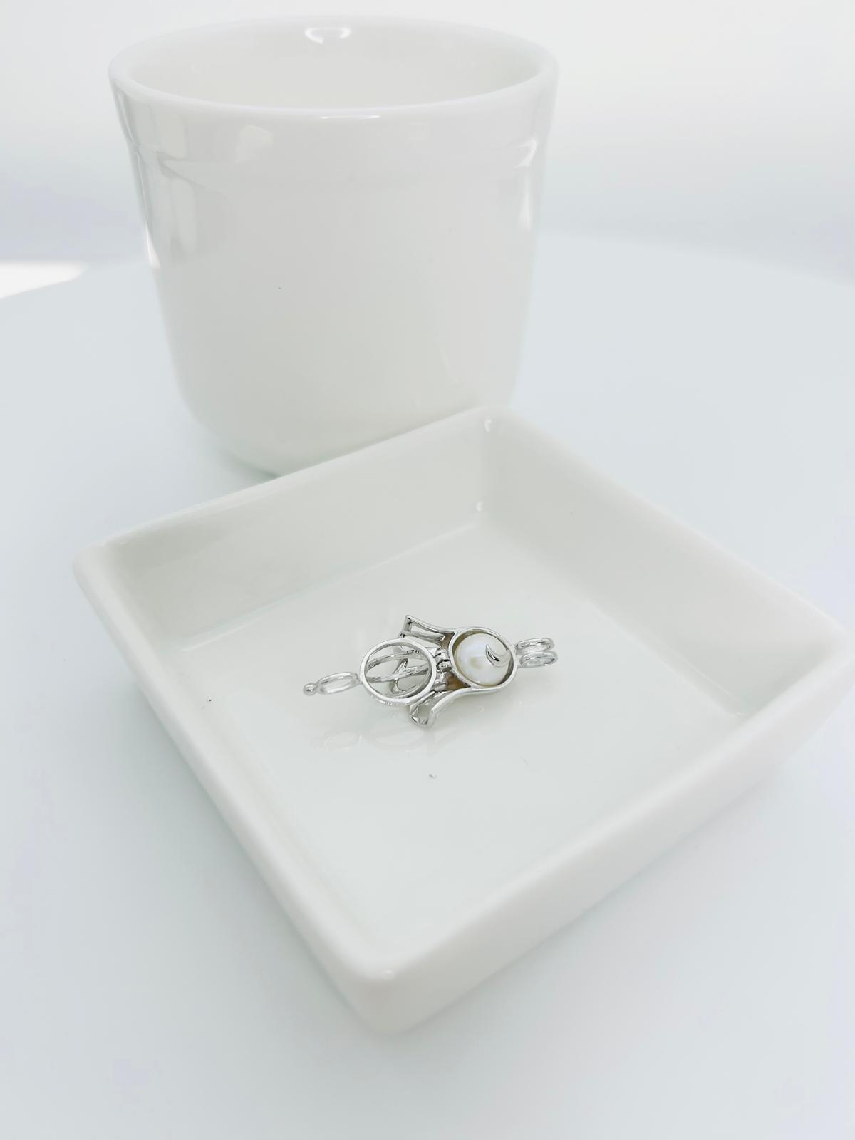[Promo] Halloween Ghost Pendant with Hidden Pearl – Unique Jewellery Design | Singapore - Nexus8gg Jewellery