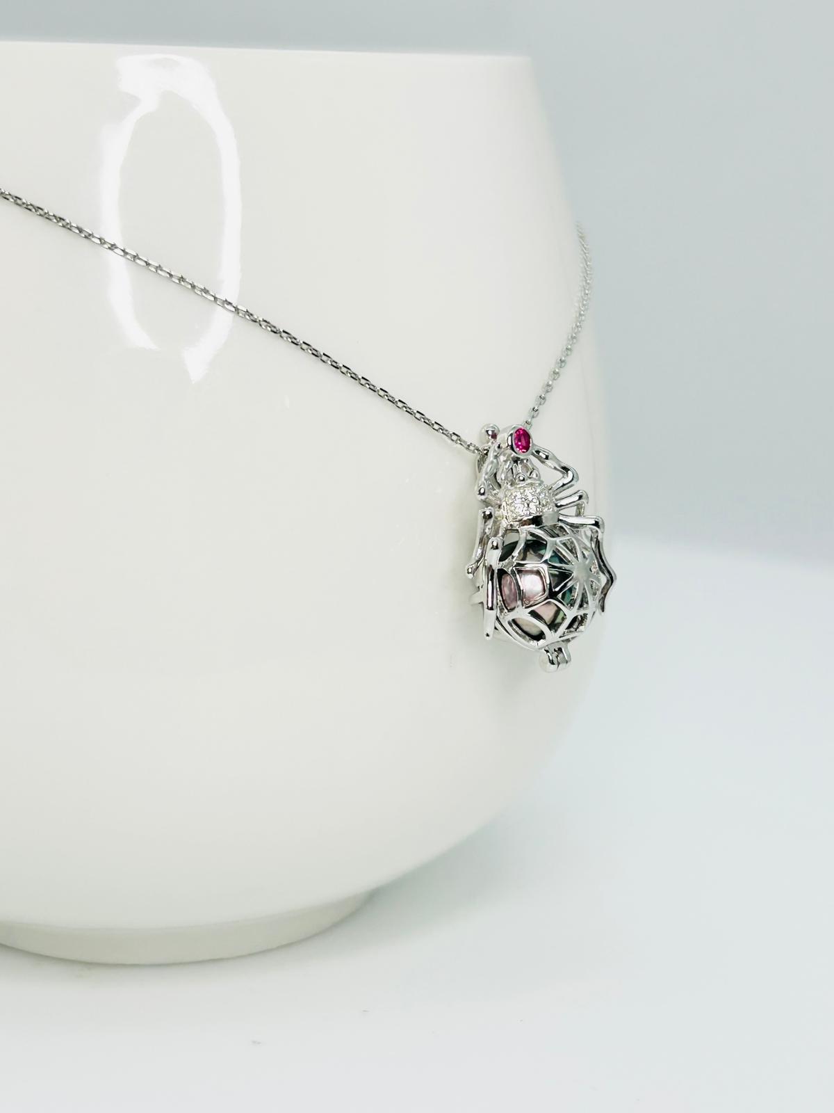 [Promo] Halloween Spider Pendant with Hidden Pearl – Unique Jewellery Design | Singapore - Nexus8gg Jewellery