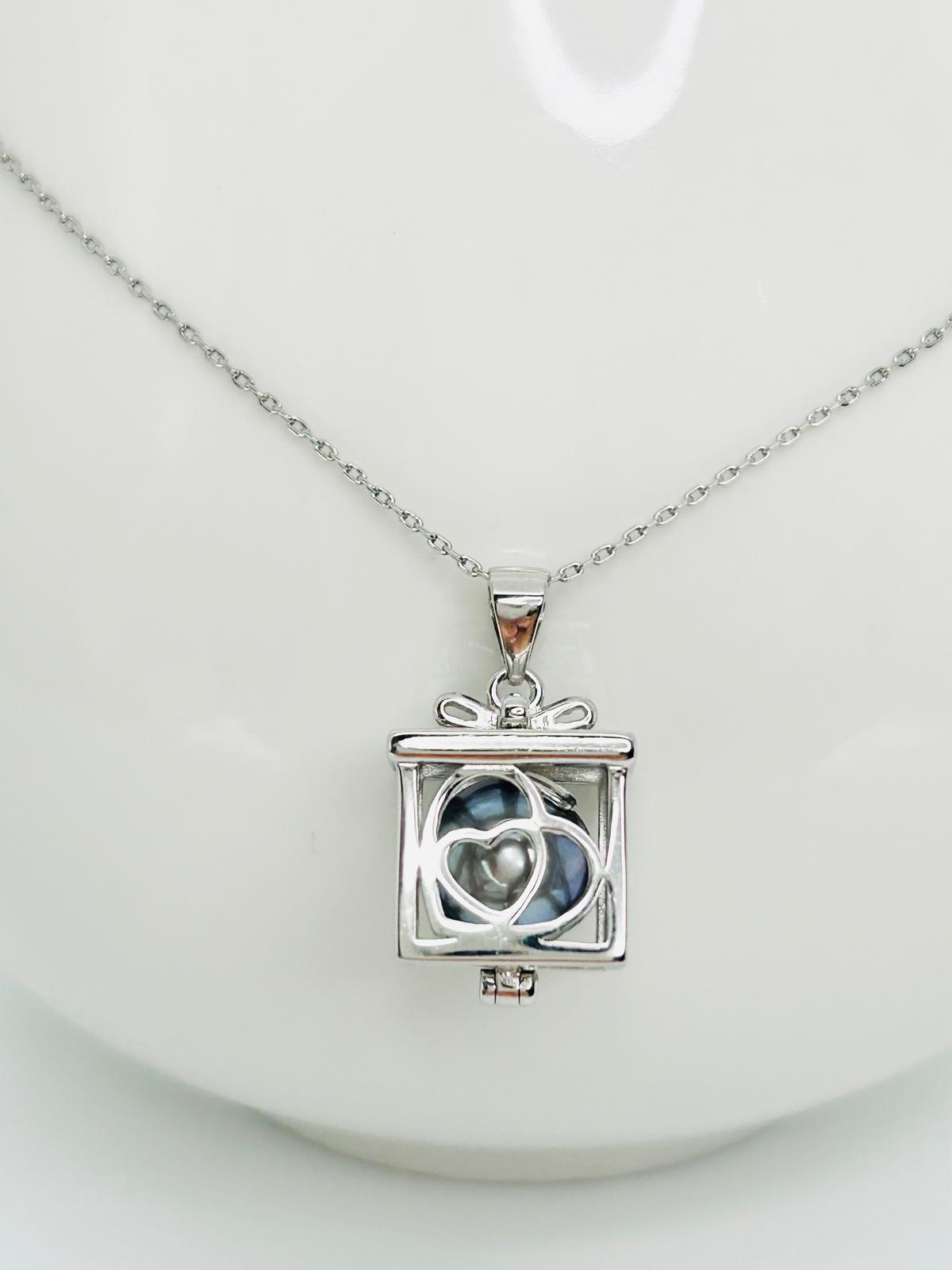 [Promo] Magic Cube Pendant with Hidden Pearl – Unique Jewellery Design | Singapore - Nexus8gg Jewellery