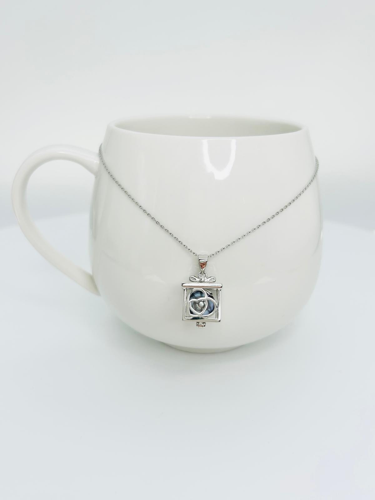 [Promo] Magic Cube Pendant with Hidden Pearl – Unique Jewellery Design | Singapore - Nexus8gg Jewellery