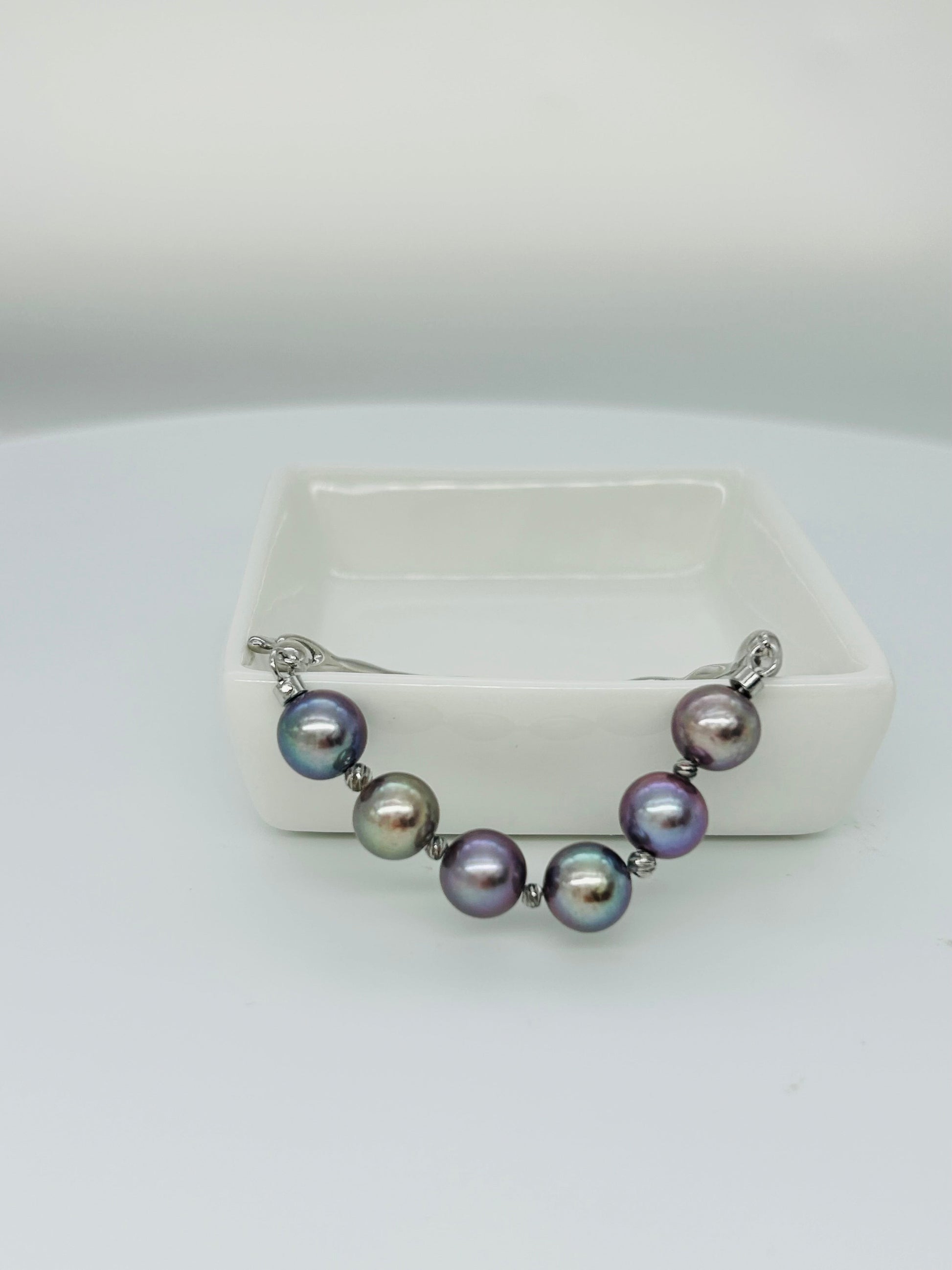 Rainbow Freshwater Pearl (9mm) Bracelet - Nexus8gg Jewellery