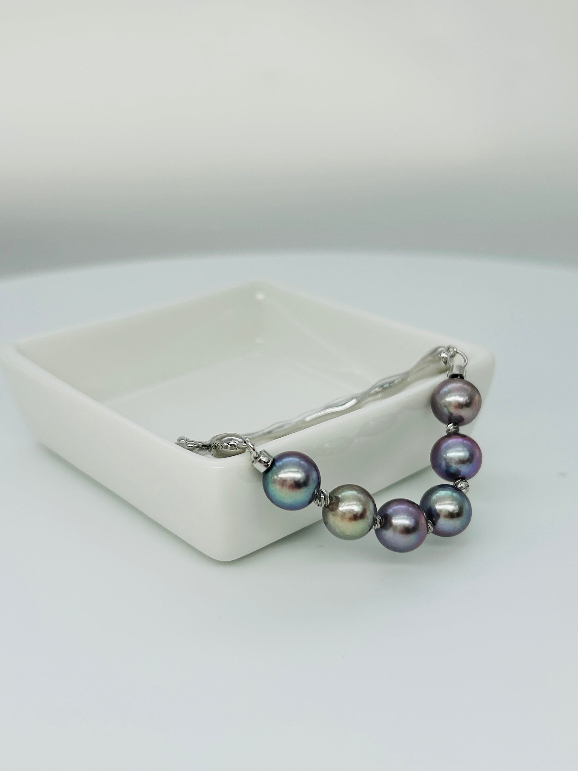 Rainbow Freshwater Pearl (9mm) Bracelet - Nexus8gg Jewellery