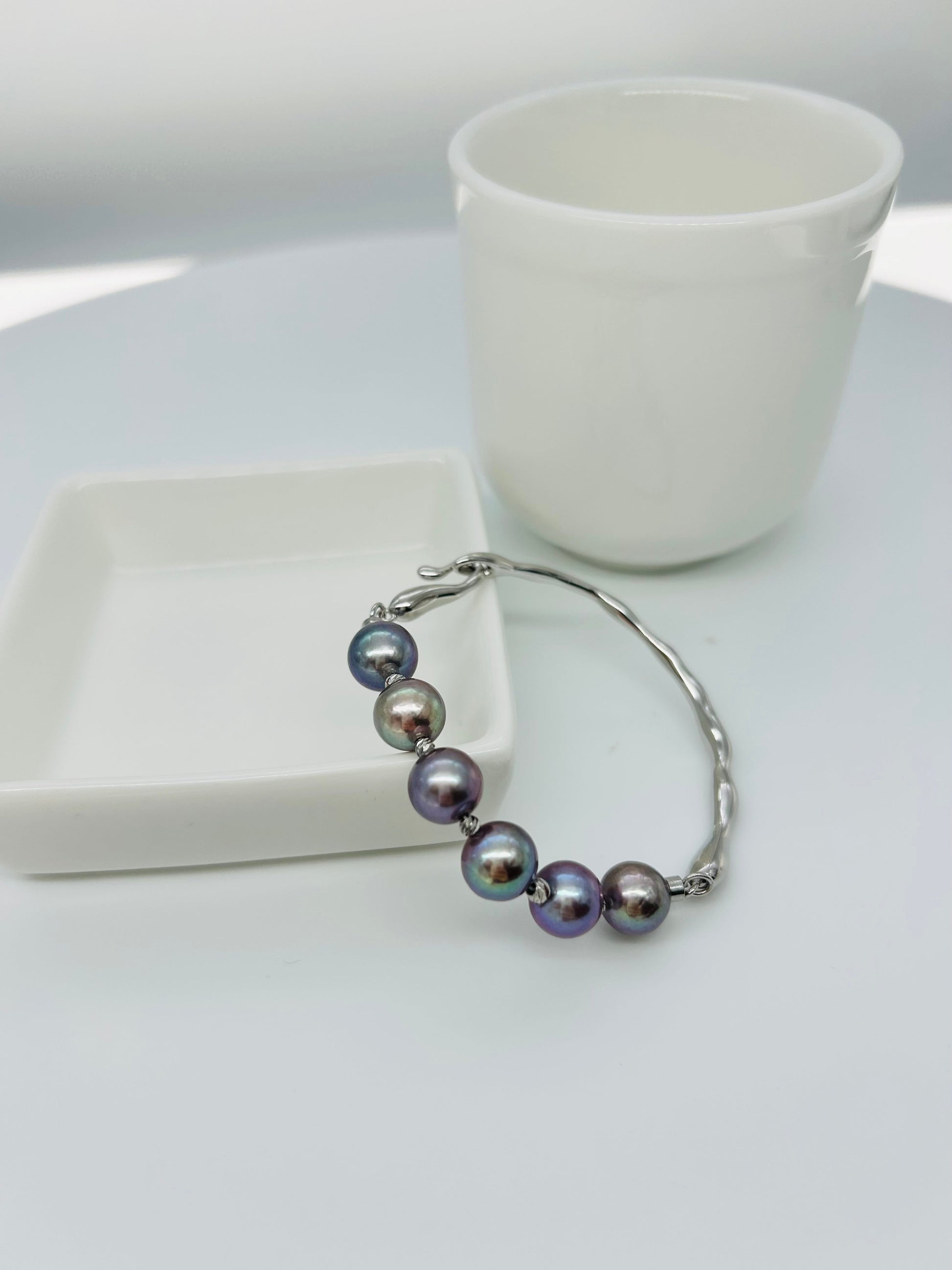 Rainbow Freshwater Pearl (9mm) Bracelet - Nexus8gg Jewellery
