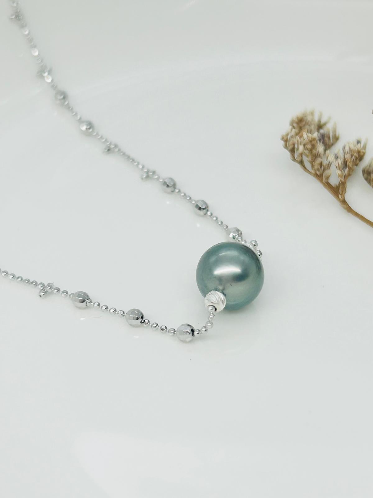 Elegant Tahitian Pearl (9.5-10mm) Necklace - Nexus8gg Jewellery