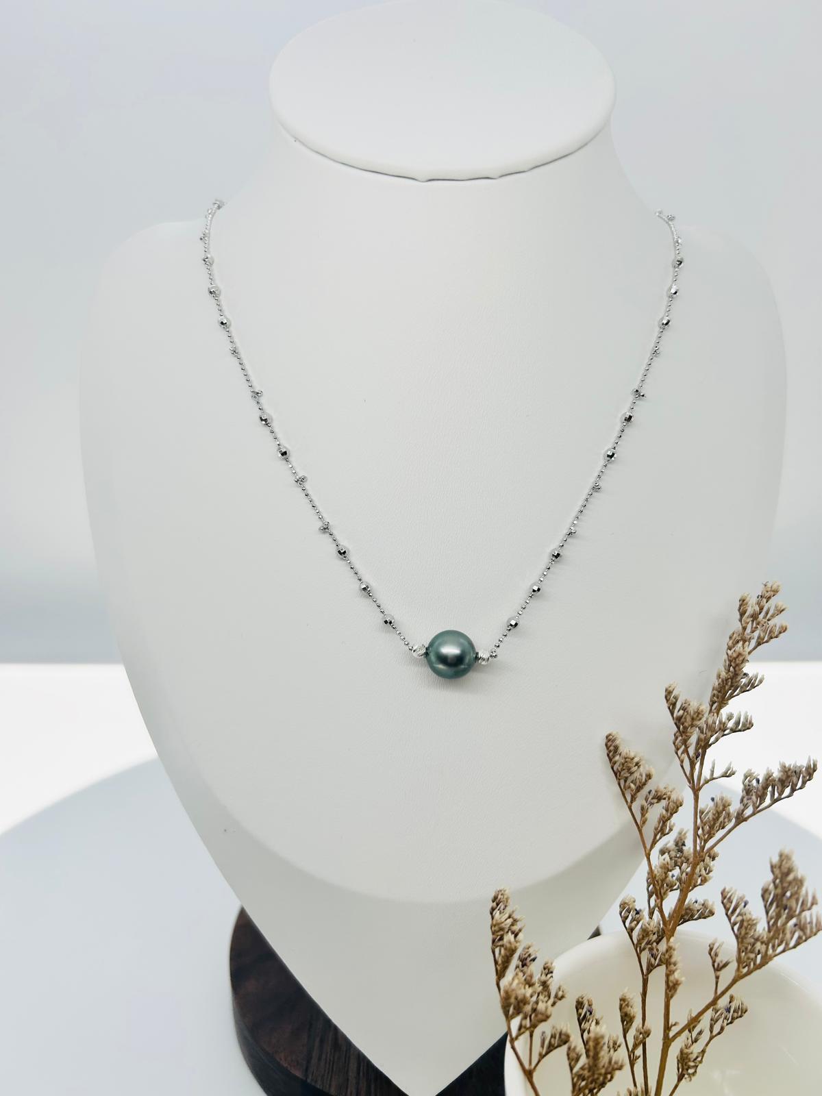 Elegant Tahitian Pearl (9.5-10mm) Necklace - Nexus8gg Jewellery