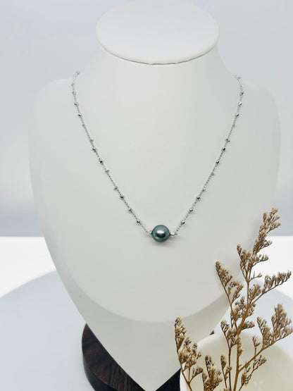 Elegant Tahitian Pearl (9.5-10mm) Necklace - Nexus8gg Jewellery