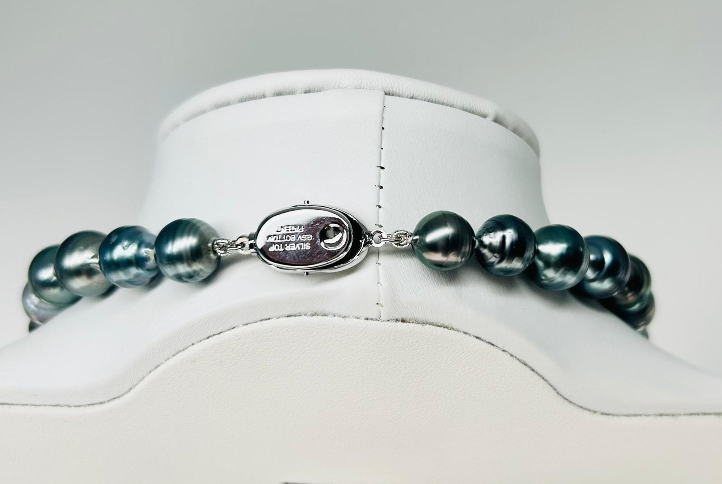 Tahitian Silver Blue Pearl (8-11mm) Necklace - Nexus8gg Jewellery