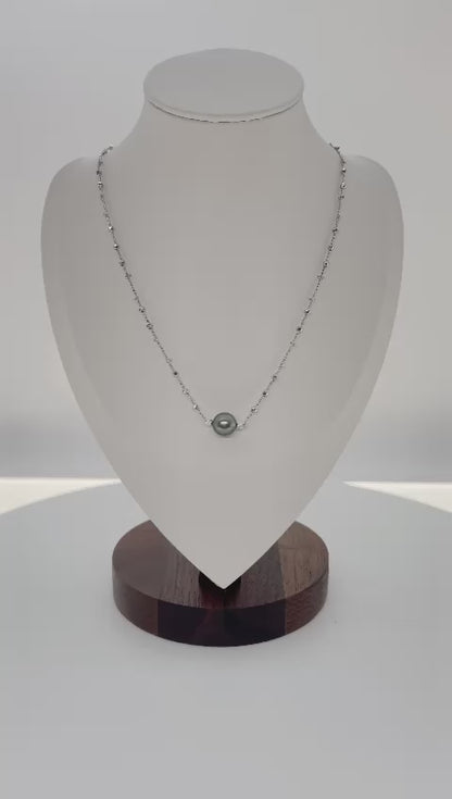 Elegant Tahitian Pearl (9.5-10mm) Necklace
